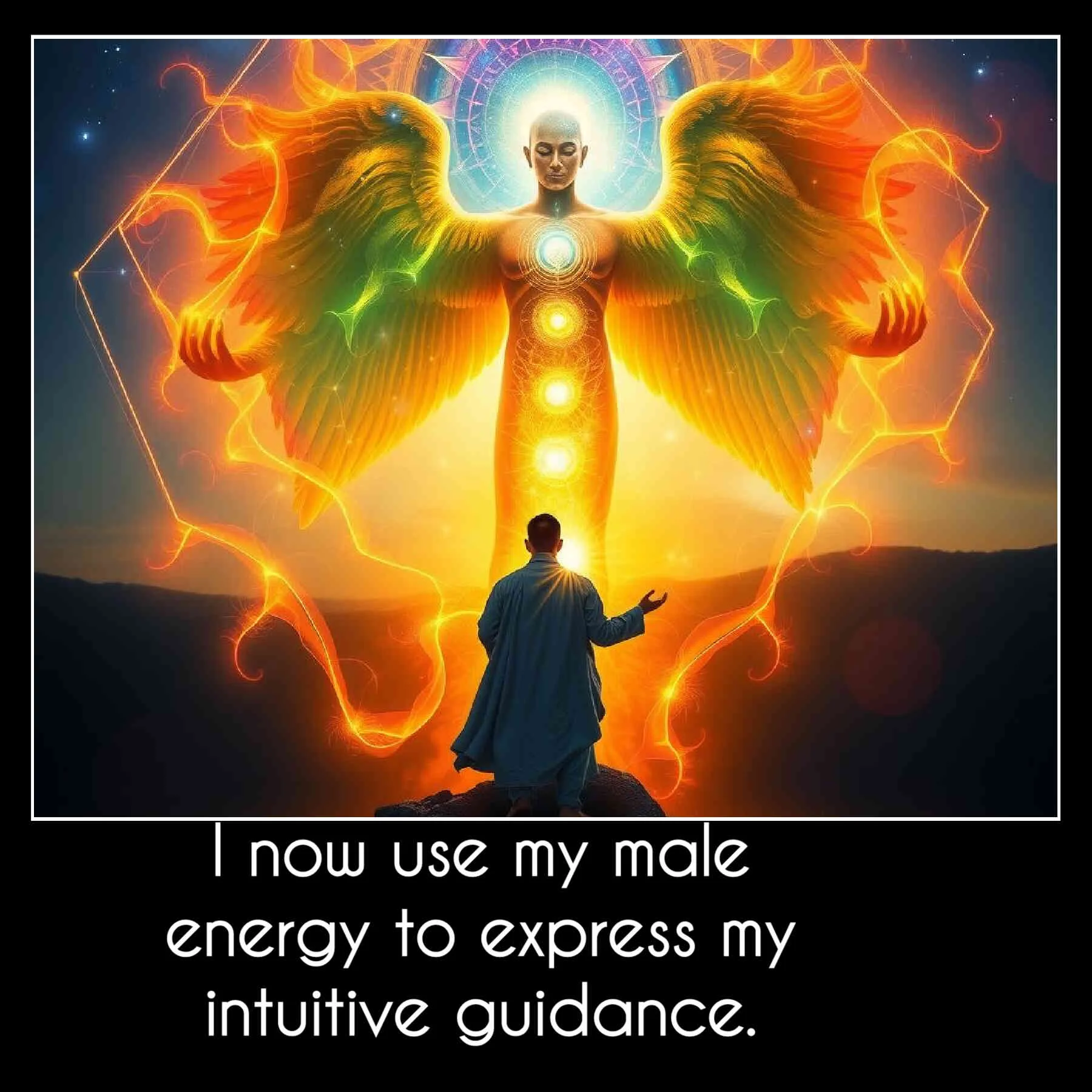 0505 I now use my male energy to express my intuitive guidance.