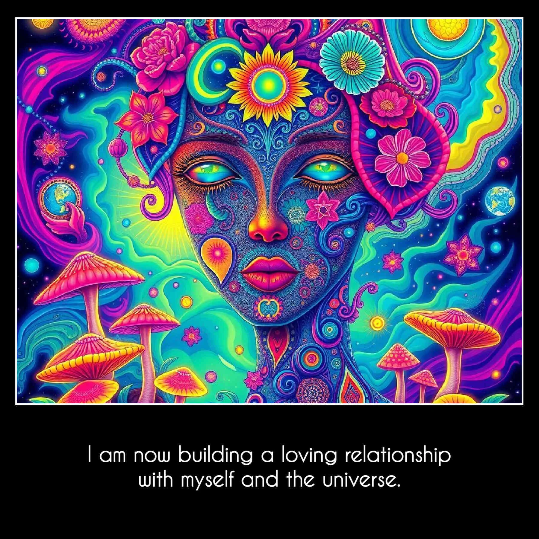 1005 Your Affirmation from Psychic Now! for today I am now building a loving relationship with myself and the universe.