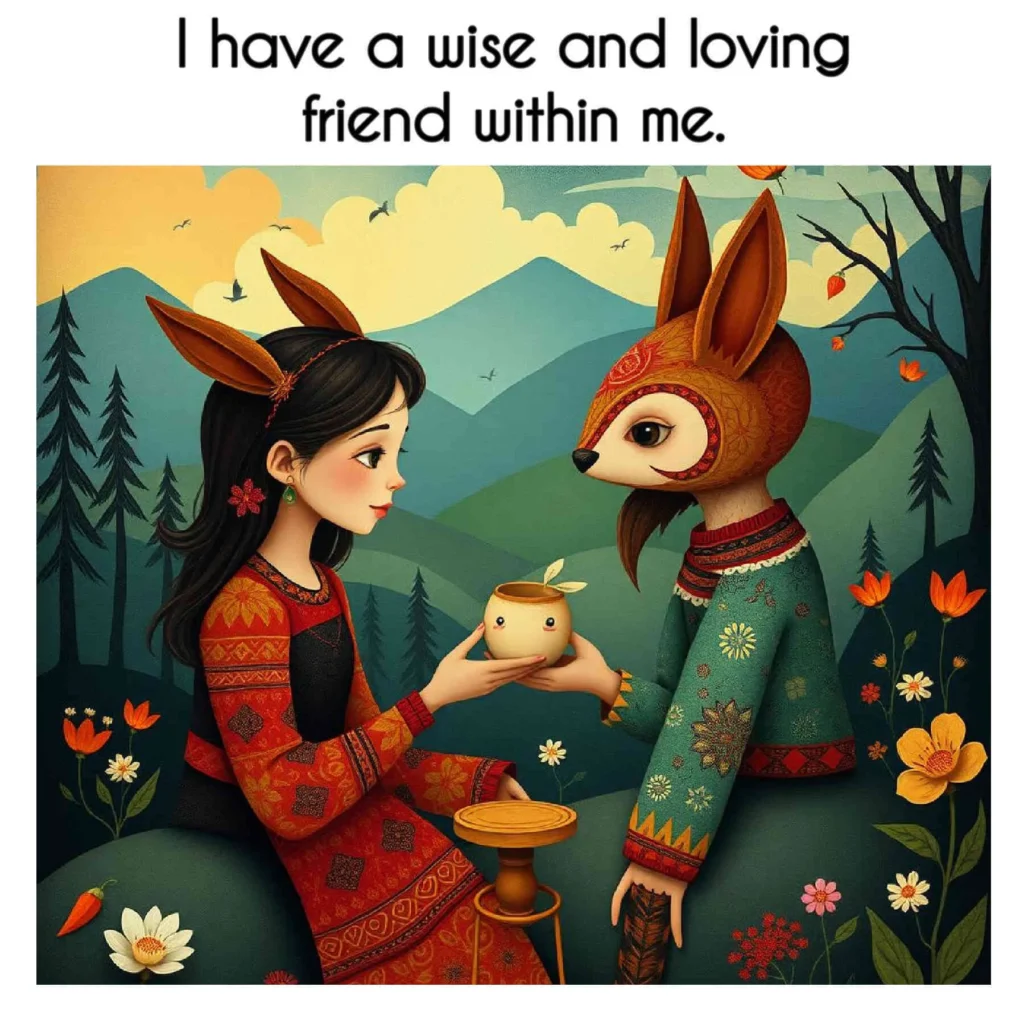 One of the best ways to connect with this inner wisdom is by meeting and getting to know our guide, counselor, imaginary friend, or inner being.