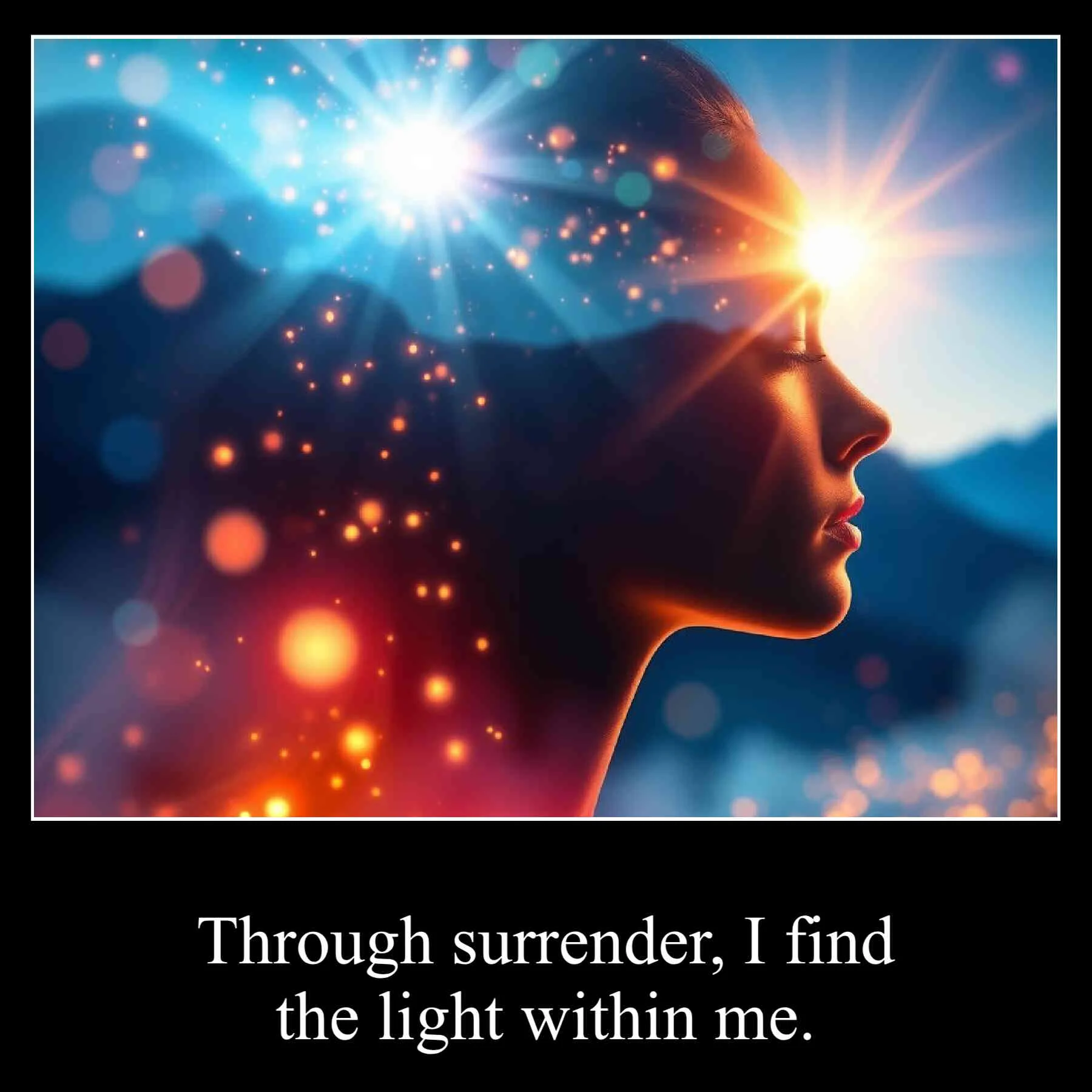 February18 Through surrender, I find the light within me.