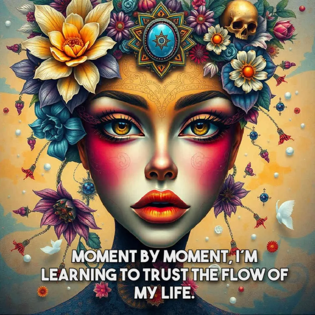 Moment by moment, I´m learning to trust the flow of my life.