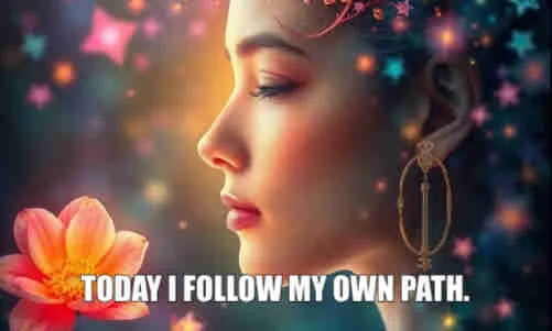 Psychic-July 16- Psychic july 16 Today I follow my own path.