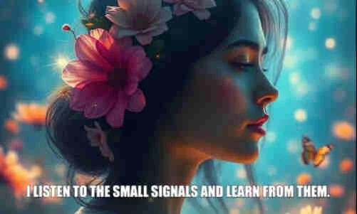 Psychic-July 28- Psychic july 28 I listen to the small signals and learn from them.