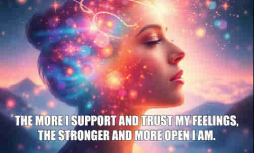Psychic-June 26- Psychic june 26 The more I support and trust my feelings, the stronger and more open I am.