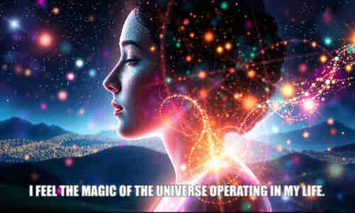 Psychic-March 1- Psychic march 1 - I feel the magic of the universe operating in my life.