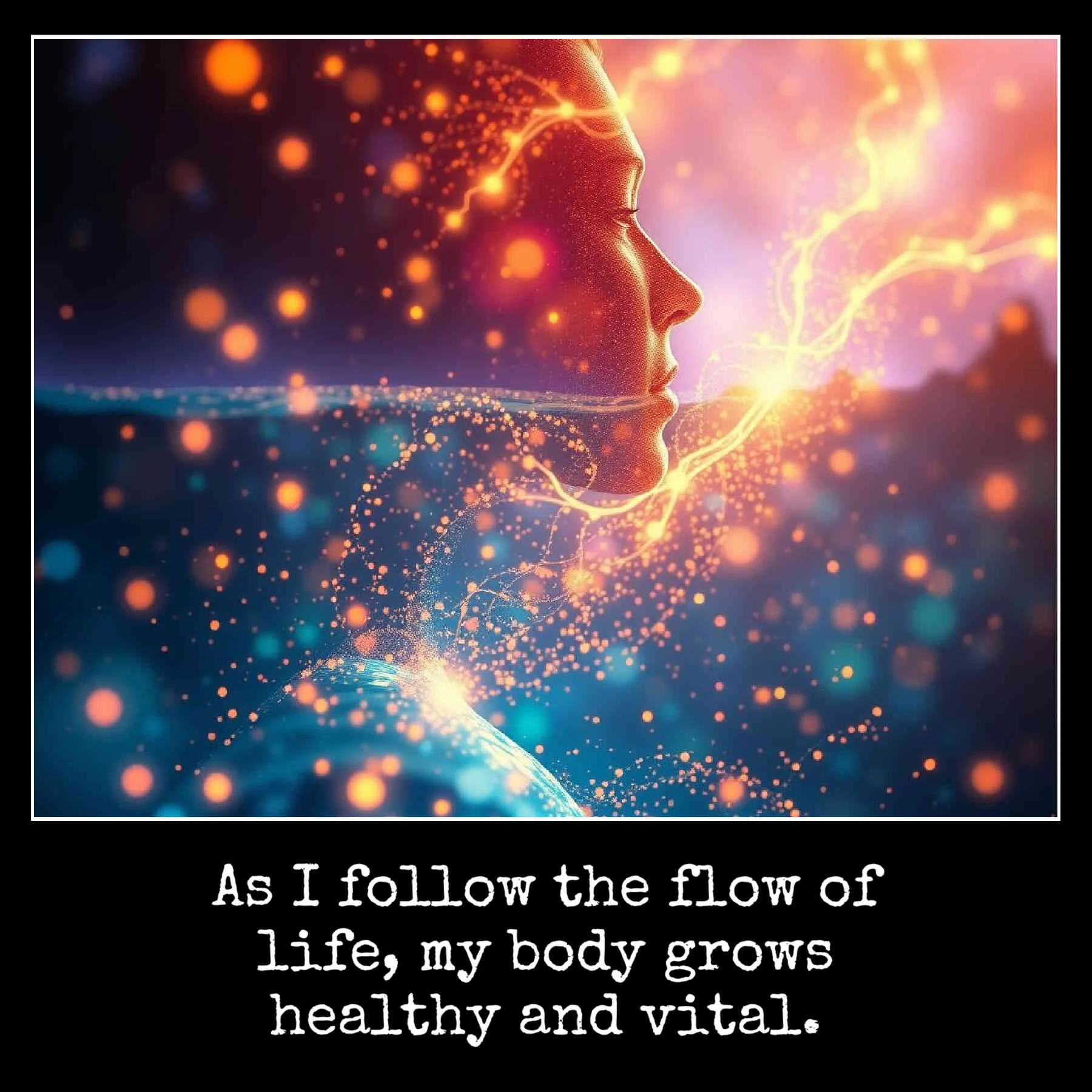 april14 As I follow the flow of life, my body grows healthy and vital.