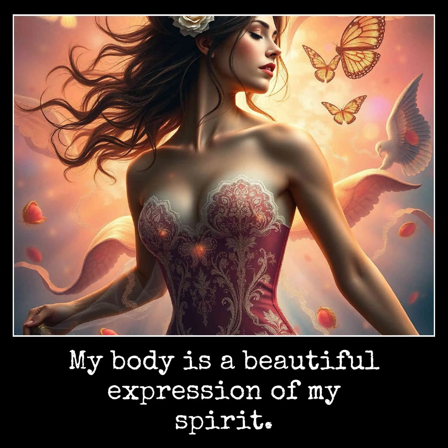 april17 My body is a beautiful expression of my spirit.