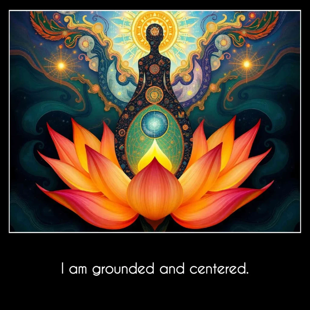 I am grounded and centered.