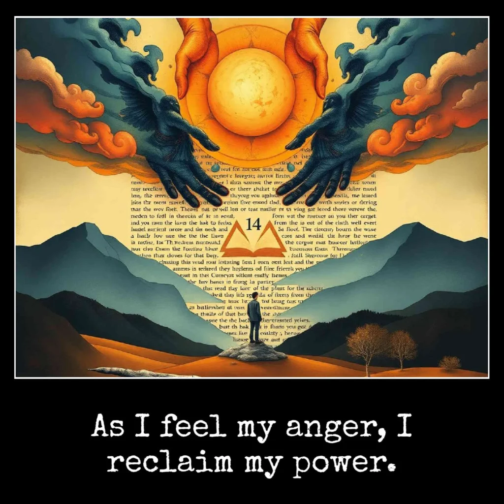 Psychic May 14 : As I feel my anger, I reclaim my power.