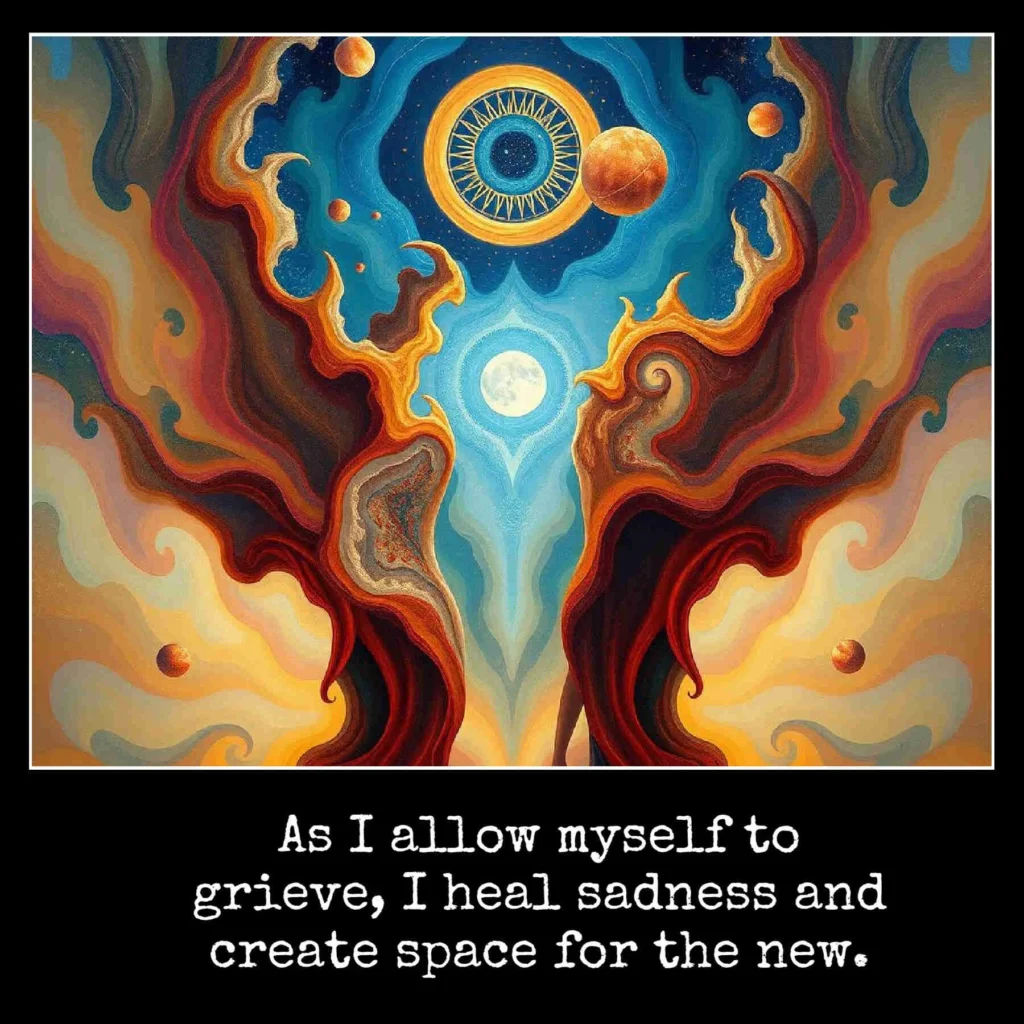 May 20 As I allow myself to grieve, I heal sadness and create space for the new.