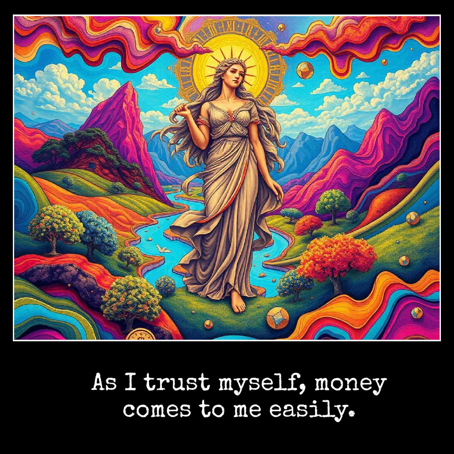 May 23 As I trust myself, money comes to me easily.