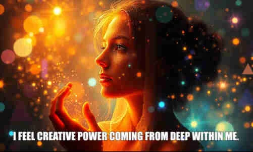 Psychic-Jan29- Psychic jan29 I feel creative power coming from deep within me.