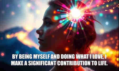 Psychic-January19- Psychic january19 By being myself and doing what I love, I make a significant contribution to life.